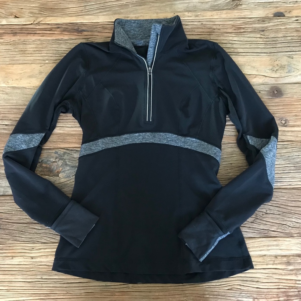 Lululemon Run The Distance Pullover size 8 Black
